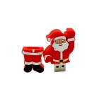 Custom pvc Usb Drives - Creative Christmas gift Santa Claus shaped best usb flash drive LWU1059 